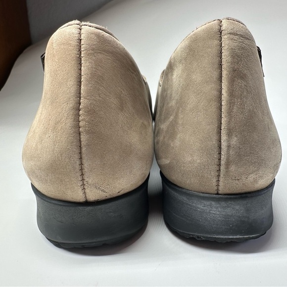 Mephisto Shoes Women's 9.5 Taupe Nubuck Suede Leather Comfort Loafers Career - Picture 10 of 12